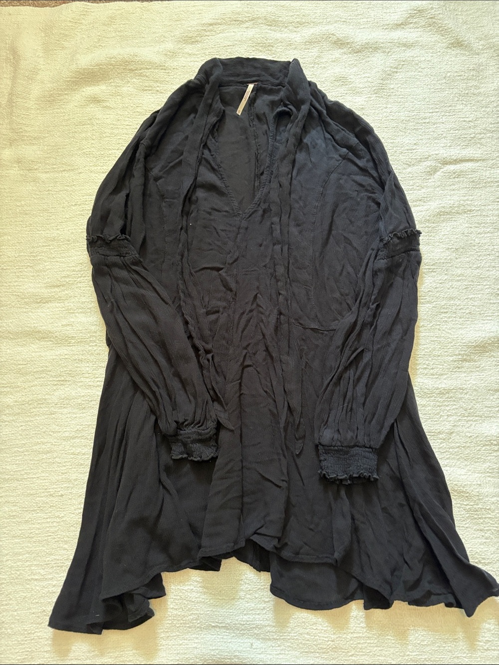 Free People Charcoal Gray Dress